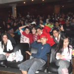 Alunos no cinema