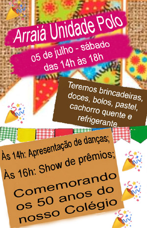 chamada festa junina 2025